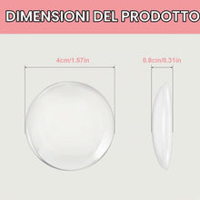 Carica l'immagine nel visualizzatore di Gallery, 6 pezzi di paracolpi in gomma autoadesivi, proteggi maniglia porta, fermaporta in gomma, fermaporta da muro autoadesivi,