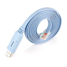 Carica l'immagine nel visualizzatore di Gallery, Console cavo USB, USB a RJ45 Cavo console per router Cisco/AP router/switch/Windows 7, 8 (1.8 m, blu)