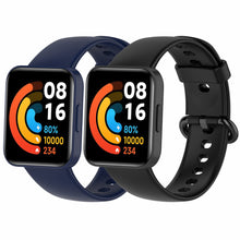 Carica l'immagine nel visualizzatore di Gallery, 2 Cinturini Compatibili con Xiaomi Redmi Watch 2Lite &amp; POCO Watch Cinturino in Silicone Braccialetti Sportivi Impermeabi