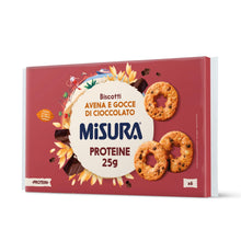 Carica l'immagine nel visualizzatore di Gallery, Misura Protein Biscotti Gocce di Cioccolato e Avena, Proteine 25 g
