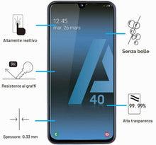 Carica l'immagine nel visualizzatore di Gallery, NEW'C Pellicola Vetro per Samsung Galaxy A40, in Vetro Temperato
