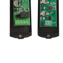 Carica l'immagine nel visualizzatore di Gallery, Coppia Di Fotocellule a Infrarossi Universali Per Sensore Esterno Automatico per Cancello Garage 12V / 24V AC DC