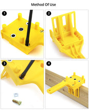 Carica l'immagine nel visualizzatore di Gallery, QWORK 44 Pezzi Dima per Fori a Tasca, dima per spinatura legno, Strumento di Foratura Portatile per Chiodi in Legno a Ma