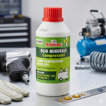 Carica l'immagine nel visualizzatore di Gallery, Rhutten Olio Compressore Aria ISO VG 100 - Lubrificante Minerale Antiossidante Antischiuma per Compressori Alternativi e