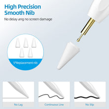 Carica l'immagine nel visualizzatore di Gallery, TQQ Penna per Apple iPad (2018-2025), 2 Generazione iPad Pencil con Sensibile all'Inclinazione, compatibile con iPad (11