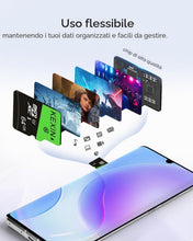 Carica l'immagine nel visualizzatore di Gallery, KEXIN 64GB Micro SD Scheda MicroSDHC 80MB/s Classe 10 UHS-1 TF Card C10 U1
