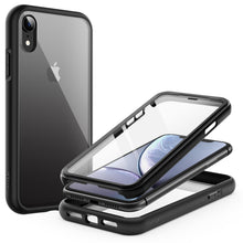 Carica l'immagine nel visualizzatore di Gallery, JETech Cover per iPhone XR, Protezione 360°, Nero