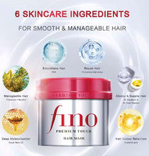 Carica l'immagine nel visualizzatore di Gallery, Fino Penetration Serum Hair Mask 230G