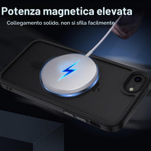 Carica l'immagine nel visualizzatore di Gallery, XTCASE Cover Magnetica per iPhone 7/8/SE 2020/2022 Traslucida Opaca, Nero