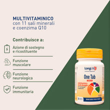 Carica l'immagine nel visualizzatore di Gallery, LongLife® One tab complete | Integratore multivitaminico ad alto dosaggio | Multivitaminico donna uomo | Energia e benes