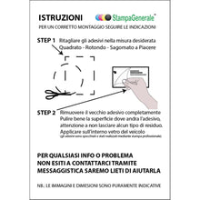 Carica l'immagine nel visualizzatore di Gallery, StampaGenerale® - 4 Pz Adesivi AntiFurto Auto "Block System" in Pvc (5,5x3,5 Cm) Sticker Deterrente Visivo Resistente e 
