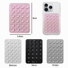 Carica l'immagine nel visualizzatore di Gallery, 4 Pezzi Supporti Cellulare Ventosa Silicone, Supporto per Doccia e Specchio Mani Libere, per Selfie, Registrazione Video