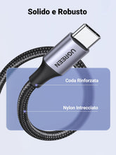 Carica l'immagine nel visualizzatore di Gallery, UGREEN Cavo USB C Type-C Ricarica Rapida 3A QC3.0 480Mbps (0.5M,1 Pezzo)
