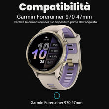 Carica l'immagine nel visualizzatore di Gallery, Teenrpov Pellicola Protettiva per Garmin Forerunner 970 47mm, 3 Pezzi Vetro