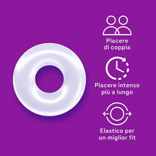 Carica l'immagine nel visualizzatore di Gallery, Durex Pleasure Ring, Anello Stimolante per lui, per Prolungare il piacere, 3 pezzi