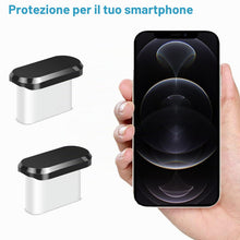 Carica l'immagine nel visualizzatore di Gallery, Tappi Anti-Polvere, 2 Pezzi di Tappi Antipolvere USB C,Tipo C Porta Ricarica, Adatto per la Maggior Parte degli Smartpho
