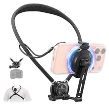 Carica l'immagine nel visualizzatore di Gallery, K&amp;F CONCEPT Porta Telefono Collo 2 in 1 Magnetico+Clip, POV/VLOG Supporto