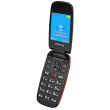 Carica l'immagine nel visualizzatore di Gallery, CHAKEYAKE GSM Telefono Cellulare per Anziani con Tasti Grandi, Volume Alto, Funzione SOS, Display 1.8", Supporto SIM Dop