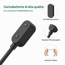 Carica l'immagine nel visualizzatore di Gallery, Amzpas Caricatore per Huawei Watch Fit, Band 9/8/7/6/6 Pro, Veloce Portatile Cavo di Ricarica USB per Honor Band 6/7/9/H