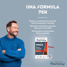 Carica l'immagine nel visualizzatore di Gallery, Vitarmonyl Maca - Adattogeno e Stimolante Naturale - 60 Compresse