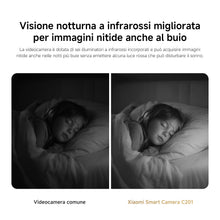 Carica l'immagine nel visualizzatore di Gallery, XIAOMI C201 Telecamera WiFi Interno 1080P, Videocamera Sorveglianza