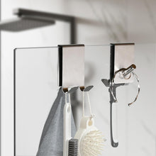 Carica l'immagine nel visualizzatore di Gallery, 2 Pezzi Gancio Accappatoio Doccia, Ganci Doccia Accappatoio con Pad EVA, Appendi Accappatoio in Acciaio Inossidabile per