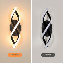 Carica l'immagine nel visualizzatore di Gallery, DELIPOP Applique da Parete Interno LED 16 W 1800LM 3000K, Nero