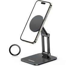Carica l'immagine nel visualizzatore di Gallery, UGREEN Supporto Magnetico Magsafe da Tavolo Pieghevole con Anello Metallo