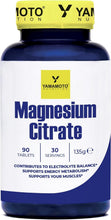 Carica l'immagine nel visualizzatore di Gallery, Magnesium CITRATE integratore che apporta 450mg di magnesio in forma citrata 90 compresse