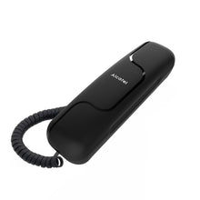 Carica l'immagine nel visualizzatore di Gallery, Alcatel T06 NERO Telefono fisso, ultra compatto ideale per spazi limitati, installabile a muro, Tasto di richiamata