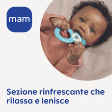 Carica l'immagine nel visualizzatore di Gallery, MAM Cooler Dentaruolo, Massaggia gengive neonati 4+ mesi, Azzurro