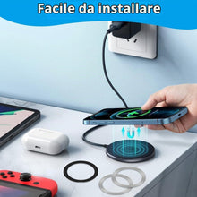 Carica l'immagine nel visualizzatore di Gallery, Ainiv 4 Pezzi Adesivo Universale ad Anello Metallico
