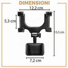 Carica l'immagine nel visualizzatore di Gallery, Retoo Supporto per cellulare per specchietto retrovisore universale forte supporto per cellulare per tutte le auto, supp