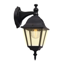 Carica l'immagine nel visualizzatore di Gallery, Brilliant 44282/06 Newport - Lampada da esterno in metallo e vetro, E27, 60 W, colore: Nero