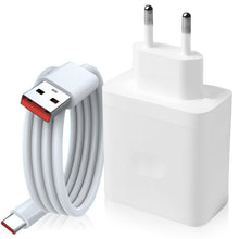 Carica l'immagine nel visualizzatore di Gallery, Caricatore USB 100 W per OPPO Reno10Pro/10Pro+ 5G: adattatore di carica superveloce con cavo di ricarica USB C da 1,5 m 
