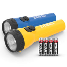 Carica l'immagine nel visualizzatore di Gallery, Energizer Eveready Torcia LED Confezione 2, Super Luminosa Flashlight