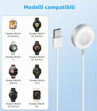 Carica l'immagine nel visualizzatore di Gallery, MoKo Caricatore per Huawei Watch GT 7/6/5/4/3/2 Pro, Watch 5/4/3, Fit 5/4