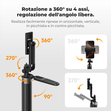 Carica l'immagine nel visualizzatore di Gallery, K&amp;F CONCEPT 177cm Treppiede per Cellulare, Adatto per DJI OSMO POCKET 4&amp;3