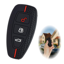 Carica l'immagine nel visualizzatore di Gallery, Custodia in silicone compatibile con chiavi auto Ford a 3 tasti (solo Keyless Go) – Custodia protettiva di alta qualità 