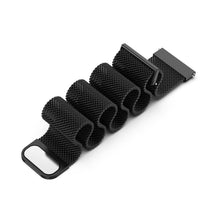 Carica l'immagine nel visualizzatore di Gallery, GIOPUEY 22mm Cinturini Magnetica Compatibile con Amazfit Active Max, Cinturino in Acciaio Inossidabile Intrecciato [Magn