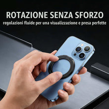 Carica l'immagine nel visualizzatore di Gallery, 1 Pezzo Supporto ad Anello Magnetico per Cellulare, Universale Cellulare Anello Rotazione 360° Gradi Smartphone Ring per