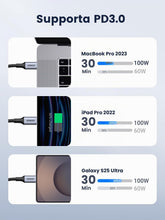 Carica l'immagine nel visualizzatore di Gallery, UGREEN 2 Pezzi Cavo USB C 100W 20V 5A Ricarica Rapida in Nylon (2M)