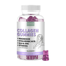 Carica l'immagine nel visualizzatore di Gallery, Collagene in Caramelle Gommose con Magnesio e Acido Ialuronico Mora - 60 Pz