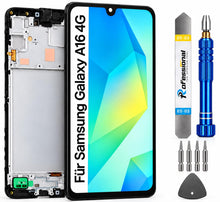 Carica l'immagine nel visualizzatore di Gallery, It'Go Full Incell - Schermo LCD di ricambio per Samsung A16 4G A165, con strumenti, nero, con telaio, di alta qualità