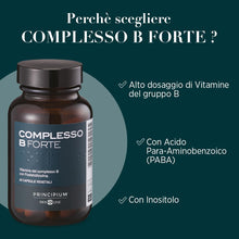 Carica l'immagine nel visualizzatore di Gallery, BIOS LINE Principium Complesso B Forte, Integratore composto dalle vitamine del gruppo b, Integratore compresse per il f
