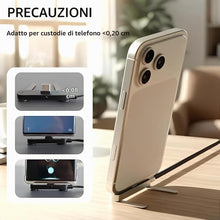 Carica l'immagine nel visualizzatore di Gallery, 1 Pezzi Cavo USB C a USB C 240W con supporto telefono pieghevole,Ricarica rapida PD 240W, design a T per carica stabile,