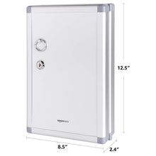 Carica l'immagine nel visualizzatore di Gallery, Amazon Basics Armario para Llave, 6.1 x 21.6 x 31.8 cm, plateado
