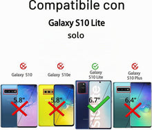 Carica l'immagine nel visualizzatore di Gallery, LeYi per Cover Samsung Galaxy S10 Lite / A91 Custodia con Vetro Temperato [2 Pack], Grado Militare 360° Magnetica Anello