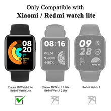 Carica l'immagine nel visualizzatore di Gallery, Tobfit Cinturino in Silicone di Ricambio per Xiaomi Mi Watch Lite/Redmi Watch per Uomo e Donna (Nero)