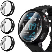 Carica l'immagine nel visualizzatore di Gallery, Diruite 3 Pezzi Custodia per Amazfit Active MAX Pellicola Protettiva,Morbido TPU Scratch Resistant Cover HD Protettiva S